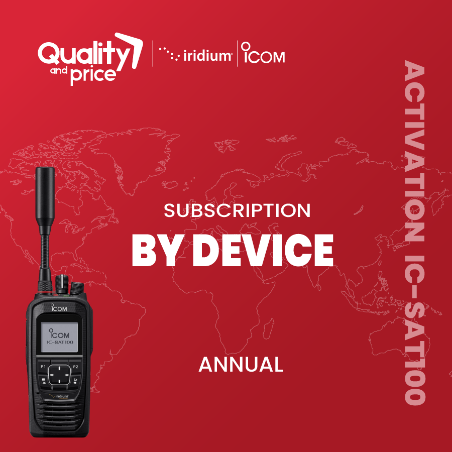 Icom IC-SAT100 satellite radio activation (subscription per device)