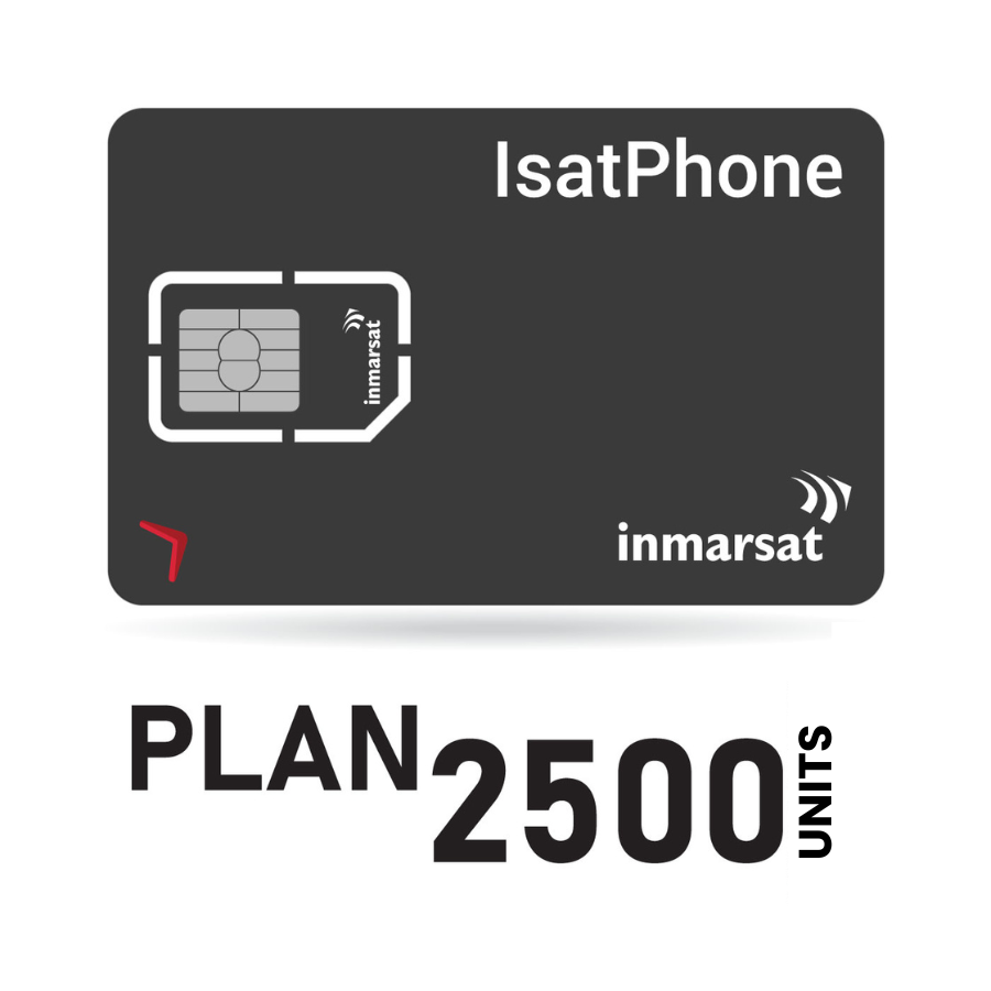 INMARSAT satellite Prepaid air time 2500 units (365 days)