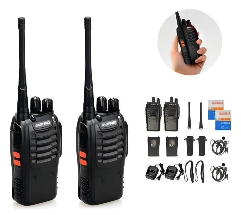 Baofeng 888s Portable radio UHF 420-450 MHz (2 Pack)