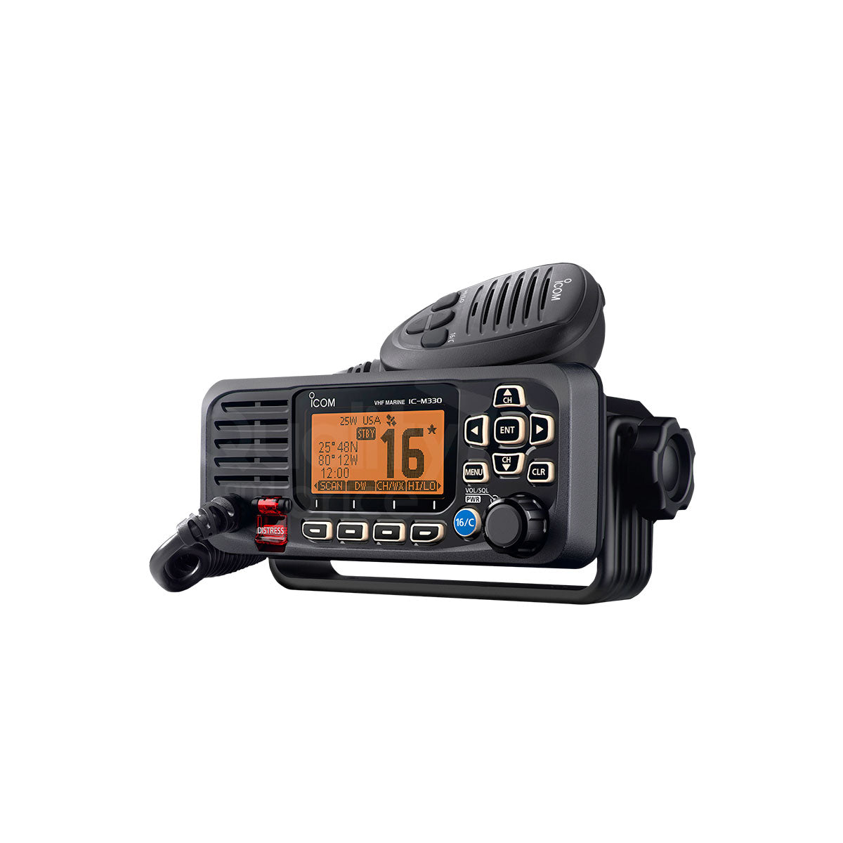 Icom IC-M330G VHF Radio móvil marino GPS SOS