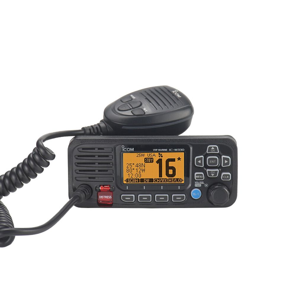 Icom IC-M330G VHF Radio móvil marino GPS SOS