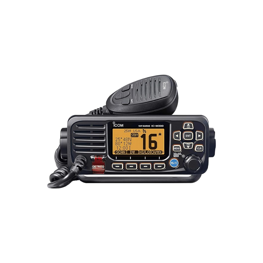 Icom IC-M330G VHF Radio móvil marino GPS SOS